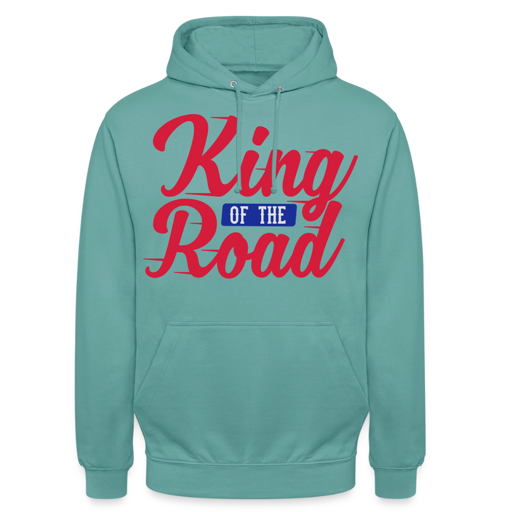 King of the Road Hoodie - pastel turquoise