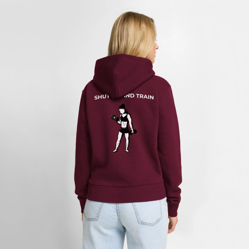 NO PAIN NO GAIN Hoodie Women - burgundy