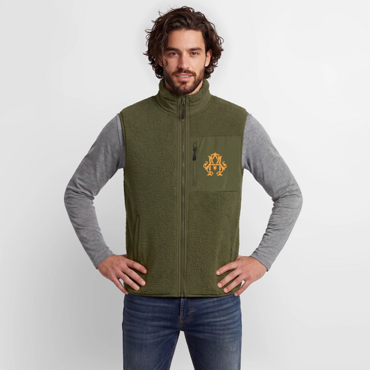 adligemotivations Logo Sherpa - Weste - khaki