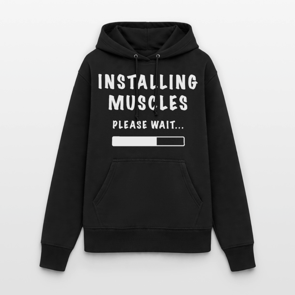INSTALLING MUSCLES Hoodie - black