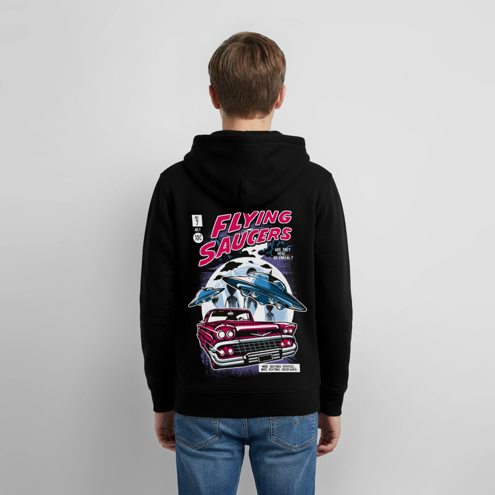 FLYING SAUCERS Premium Teenager Hoodie - black