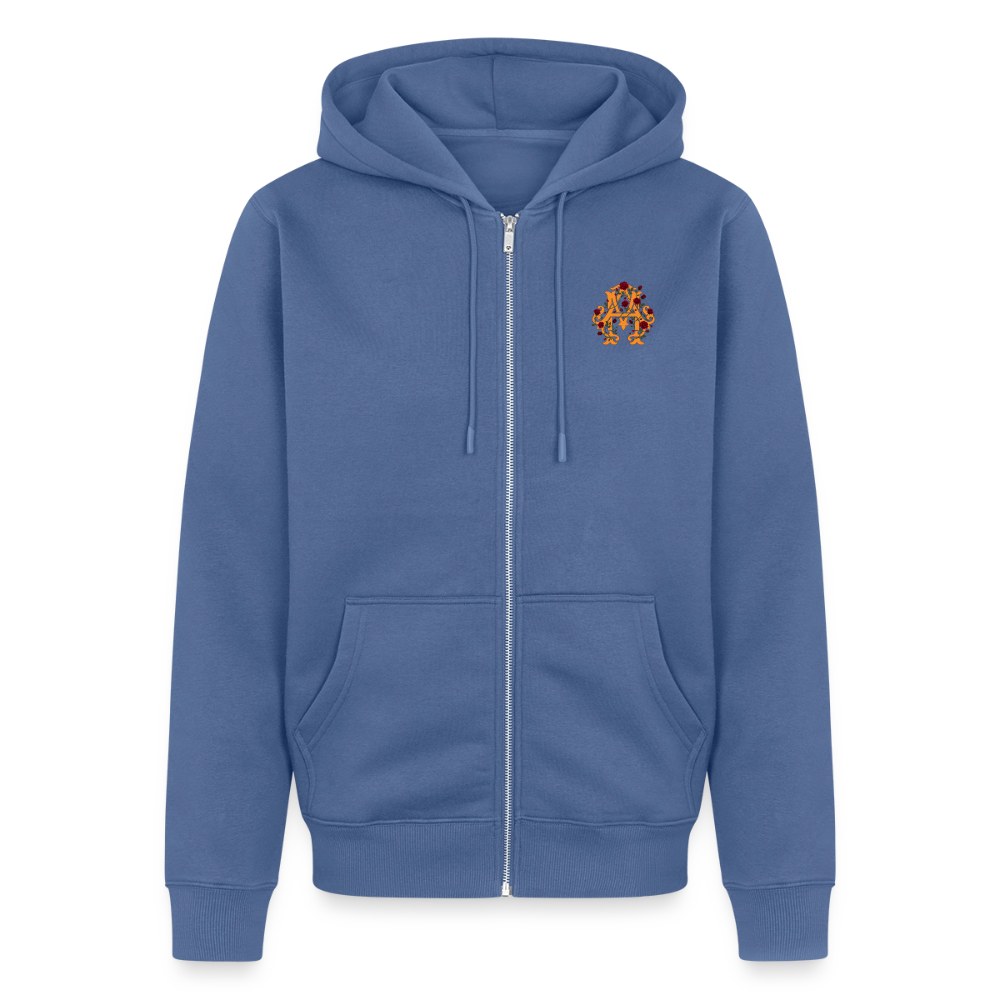 FAITH, HOPE, LOVE Premium Kapuzenjacke - stone blue
