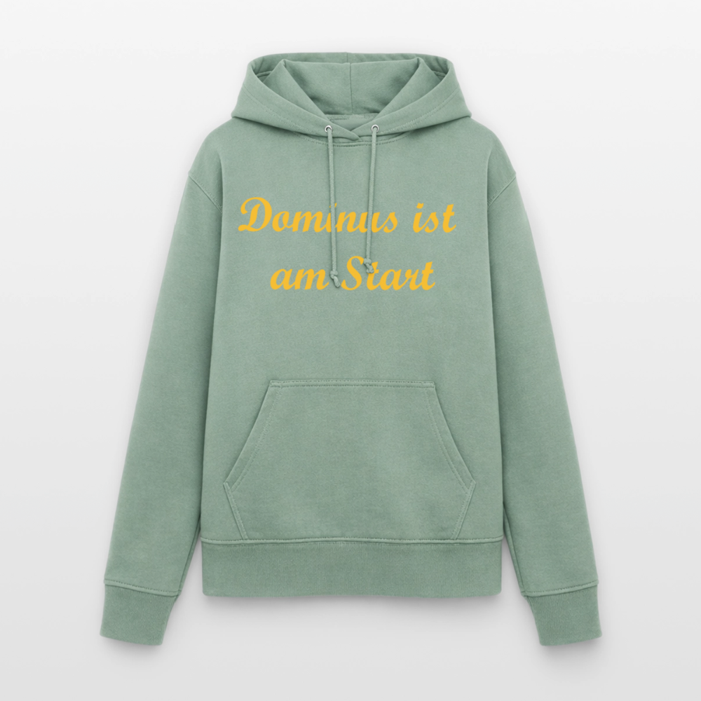 Dominus ist am Start Hoodie Woman - steel green