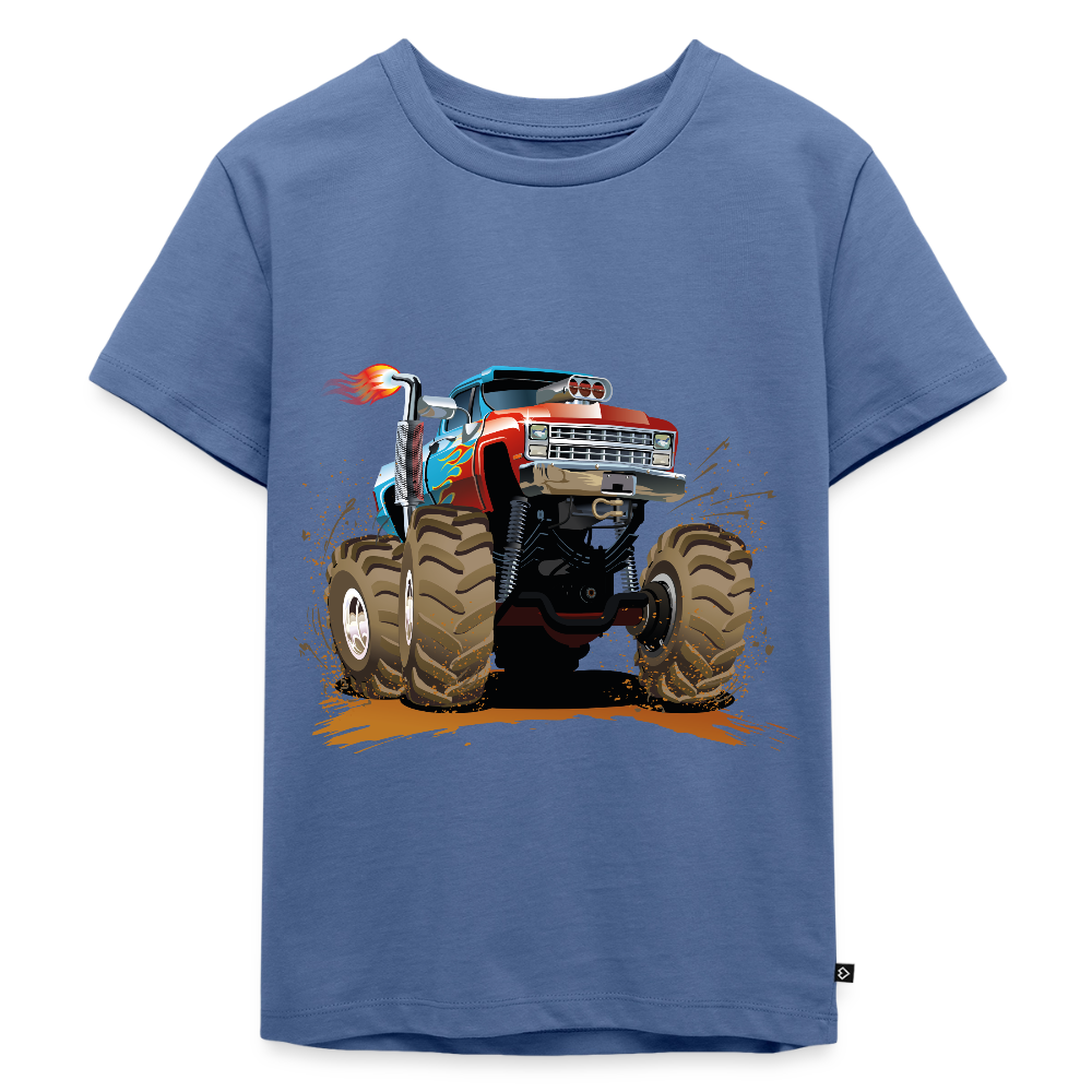 Monstertruck Premium Kinder T-Shirt - stone blue