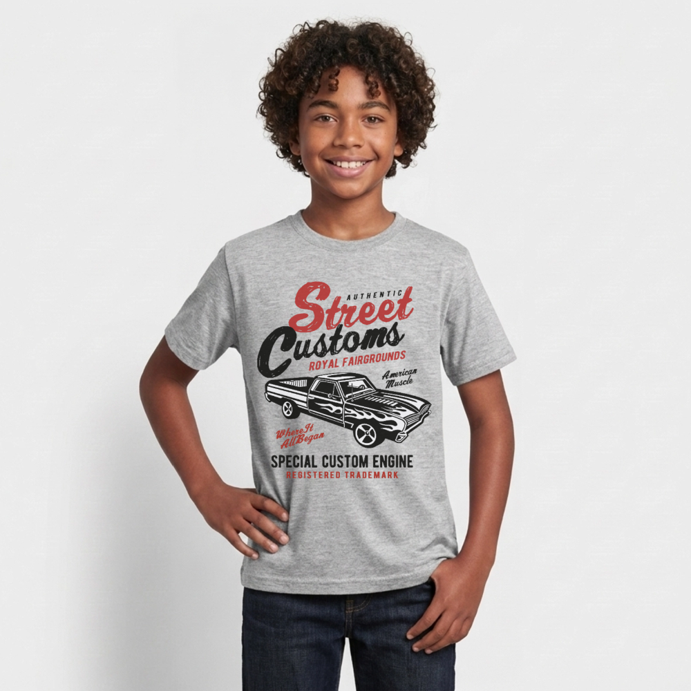 STREET CUSTOMS Teenager T-Shirt - heather grey