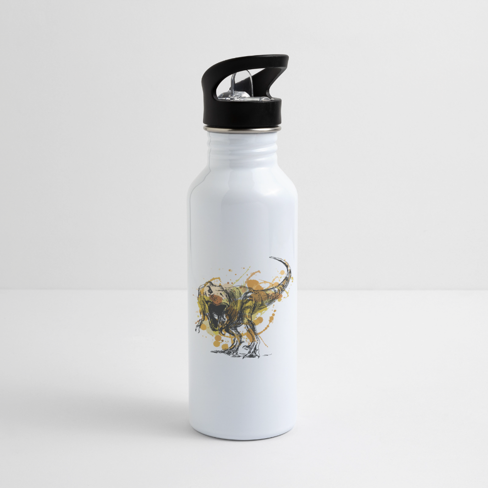 Dinosaurier Flasche - white