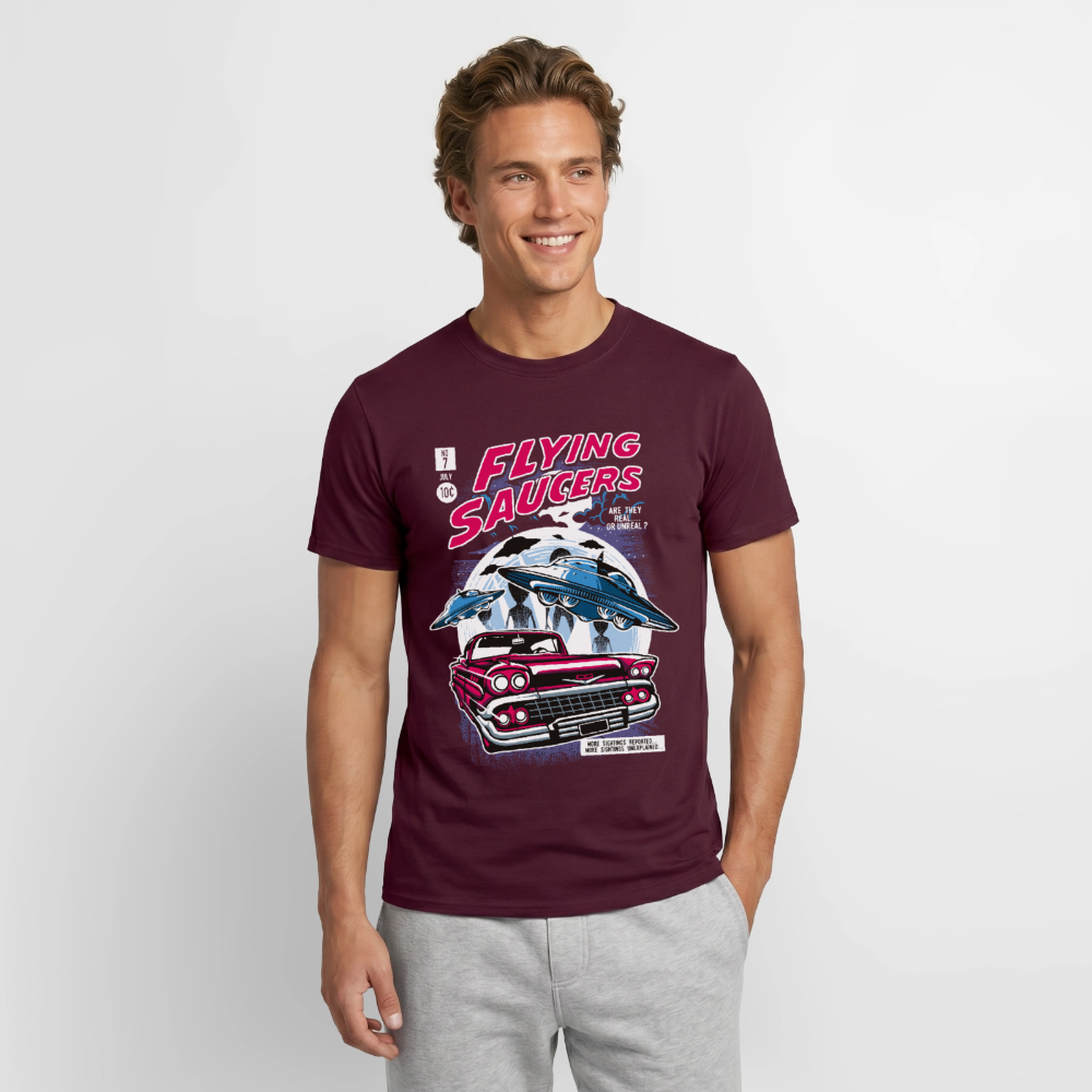 FLYING SAUCERS  T-Shirt - brick red