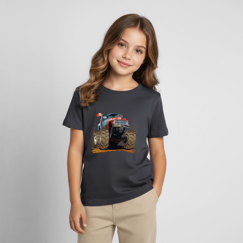 Monstertruck Kinder T-Shirt - dark grey