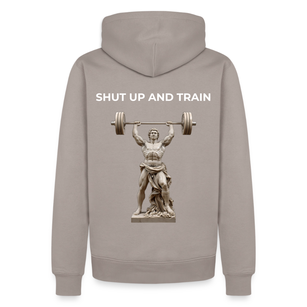 NO PAIN NO GAIN Premium Hoodie - taupe