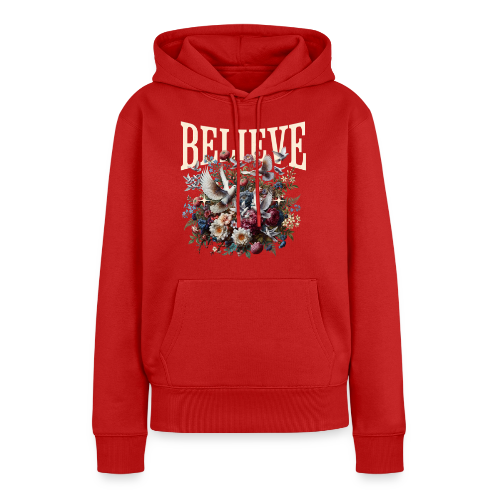 BELIEVE Premium Hoodie - red