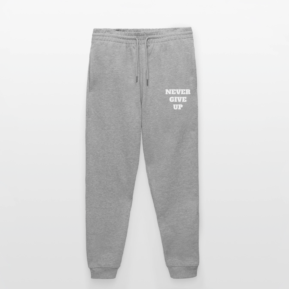 Never give up Premium Jogginghose - heather grey