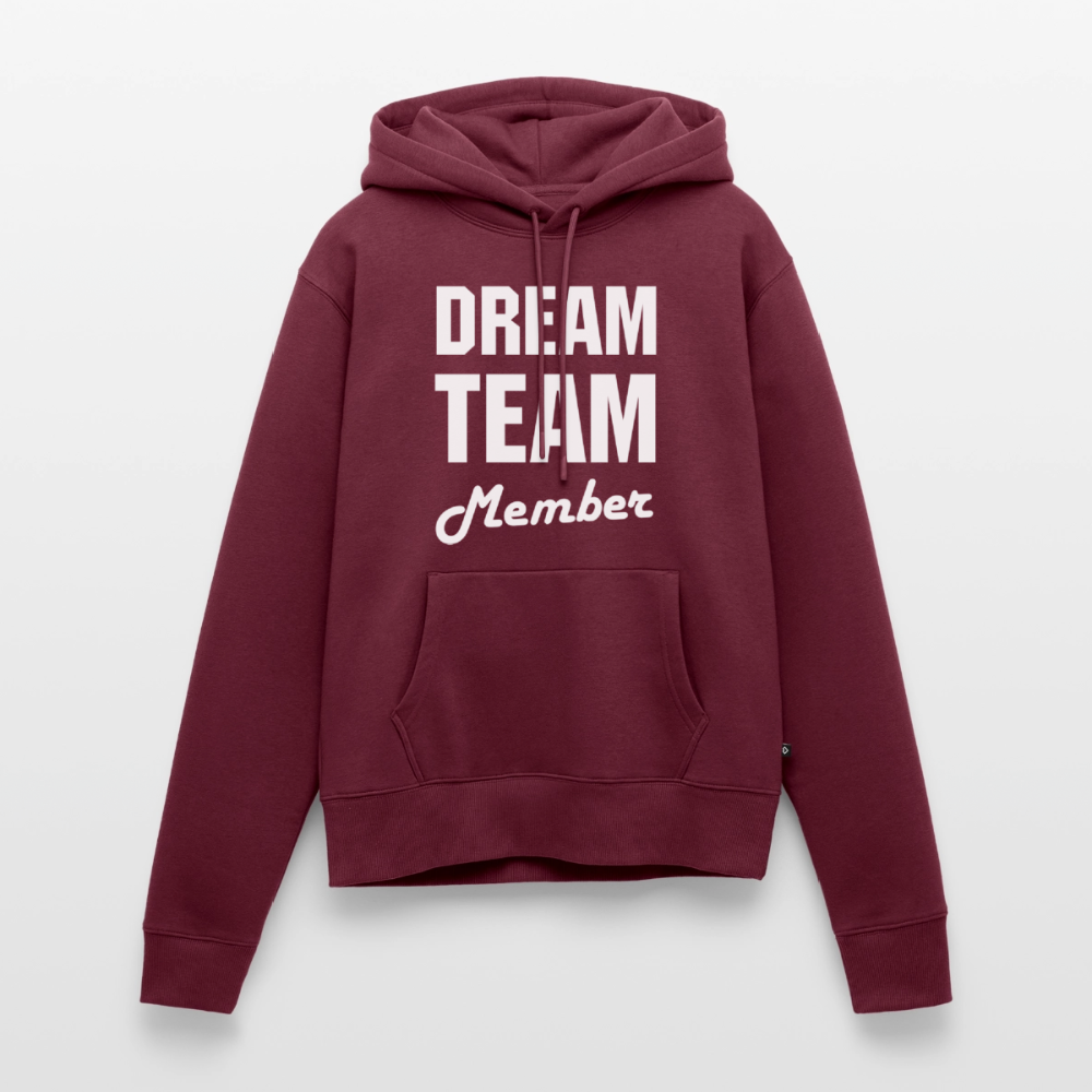 Dreamteam Premium Hoodie Woman - burgundy
