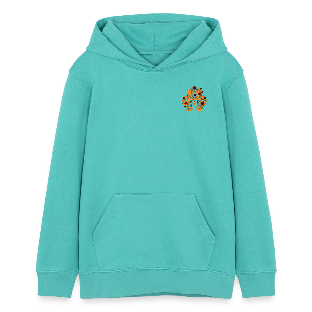 FAITH, HOPE, LOVE Premium Hoodie - pool blue