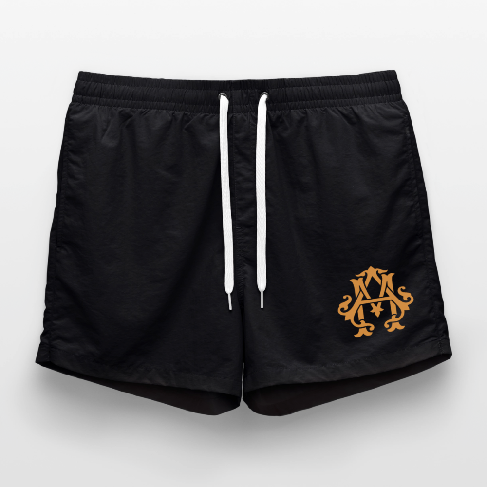 adligemotivations Logo Badeshorts - black