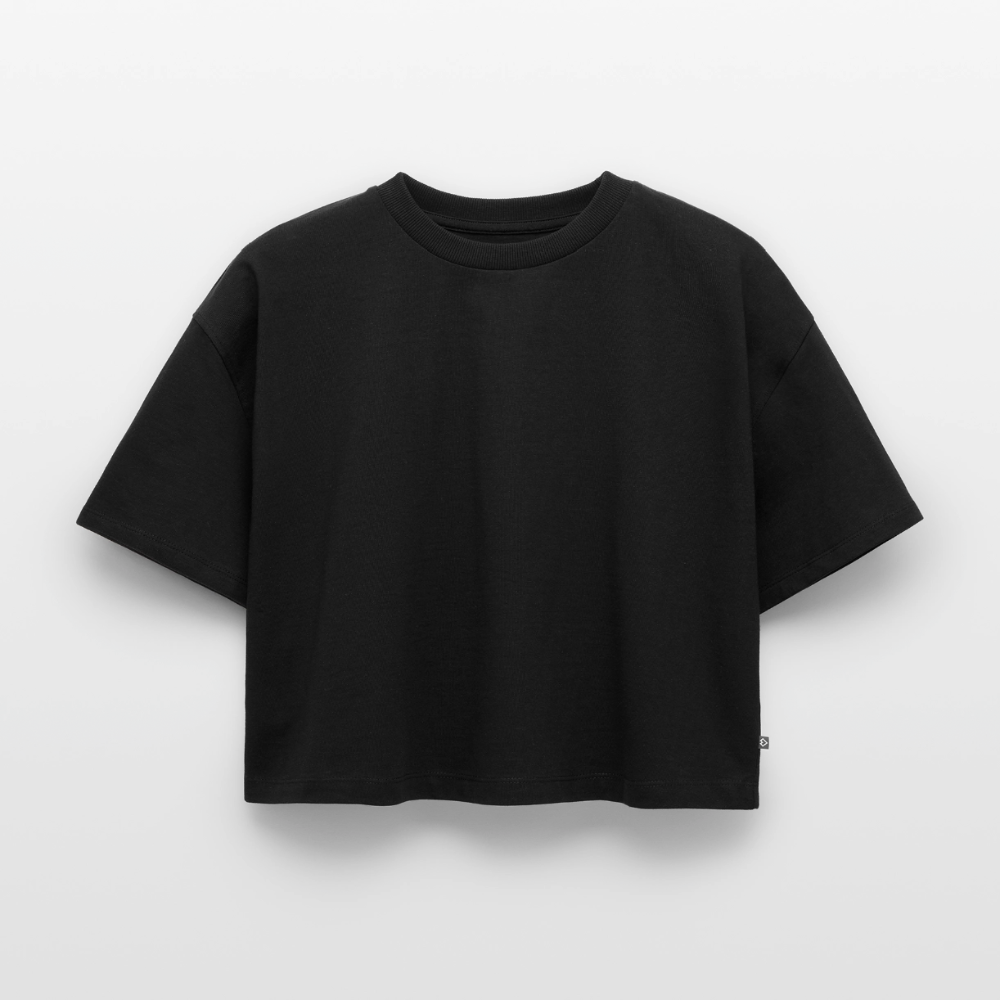 Cropped Premium T-Shirt - black
