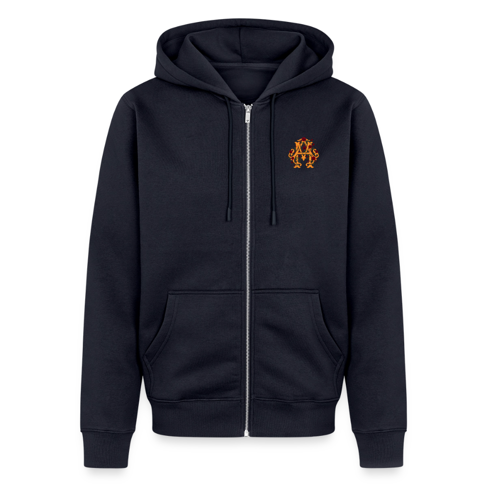 FAITH, HOPE, LOVE Premium Kapuzenjacke - navy