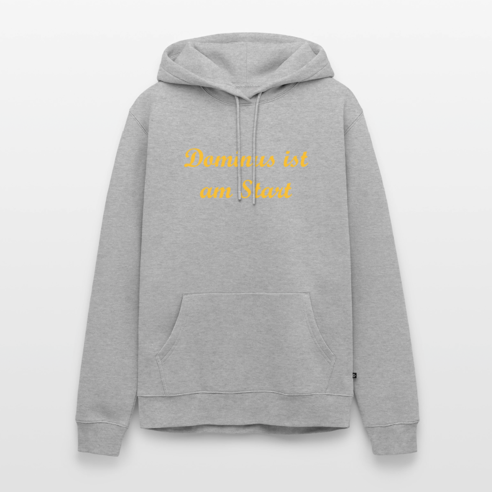 Dominus ist am Start Premium Hoodie - heather grey