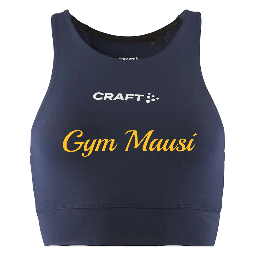 Gym Mausi Craft Crop Top - dark navy