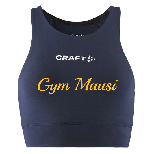 Gym Mausi Craft Crop Top - dark navy