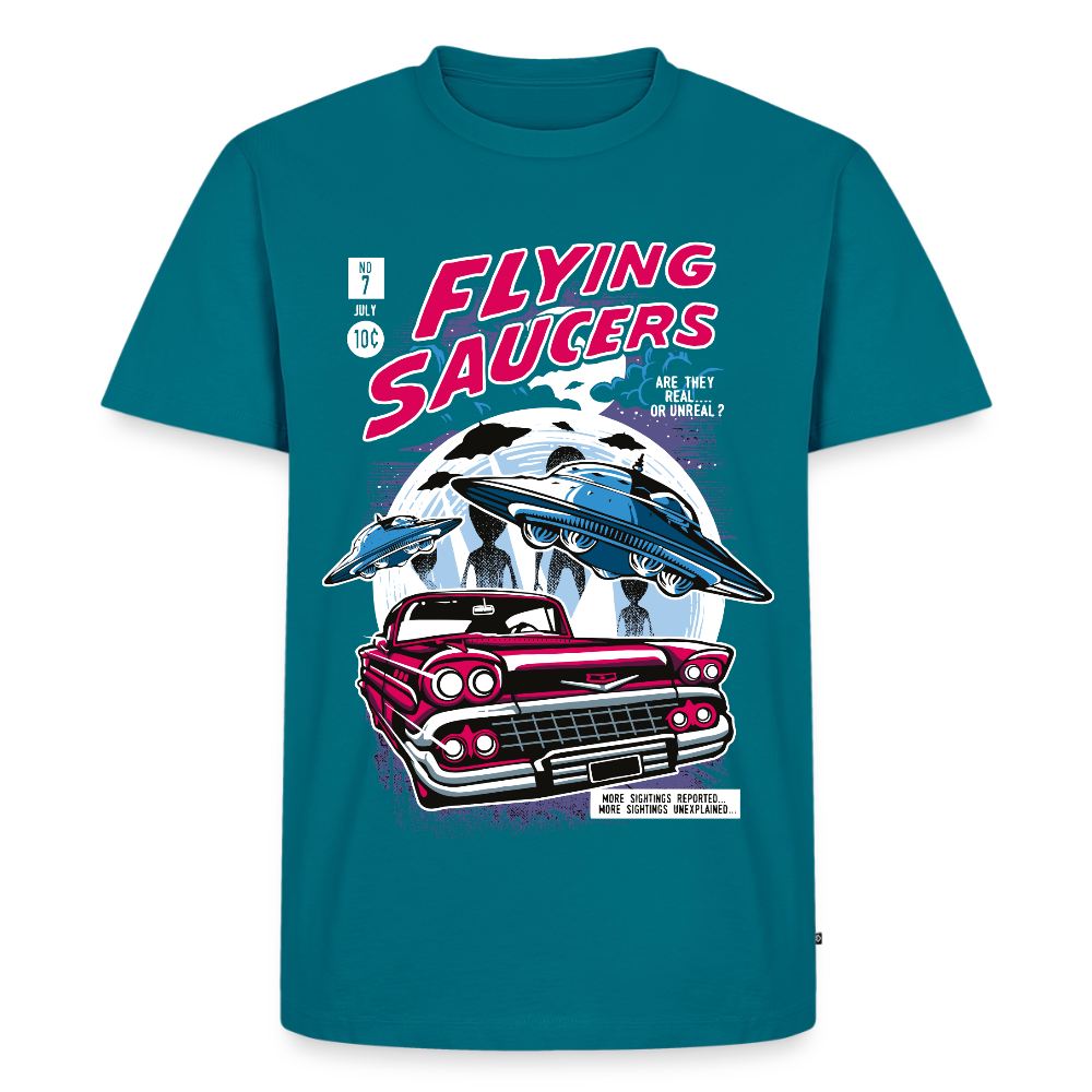 FLYING SAUCERS Premium T-Shirt - petrol
