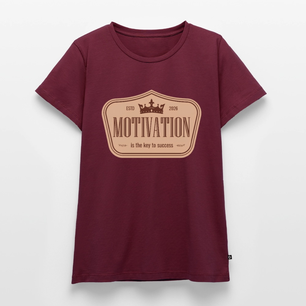 Motivations Premium T-Shirt Woman - burgundy