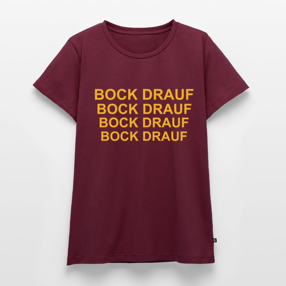 BOCK DRAUF Premium T-Shirt Woman - burgundy