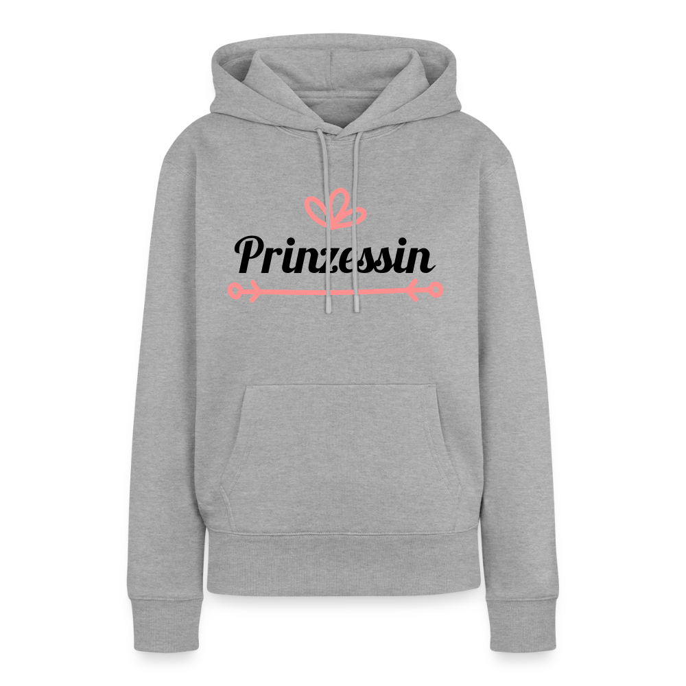 Prinzessin Premium Hoodie - heather grey