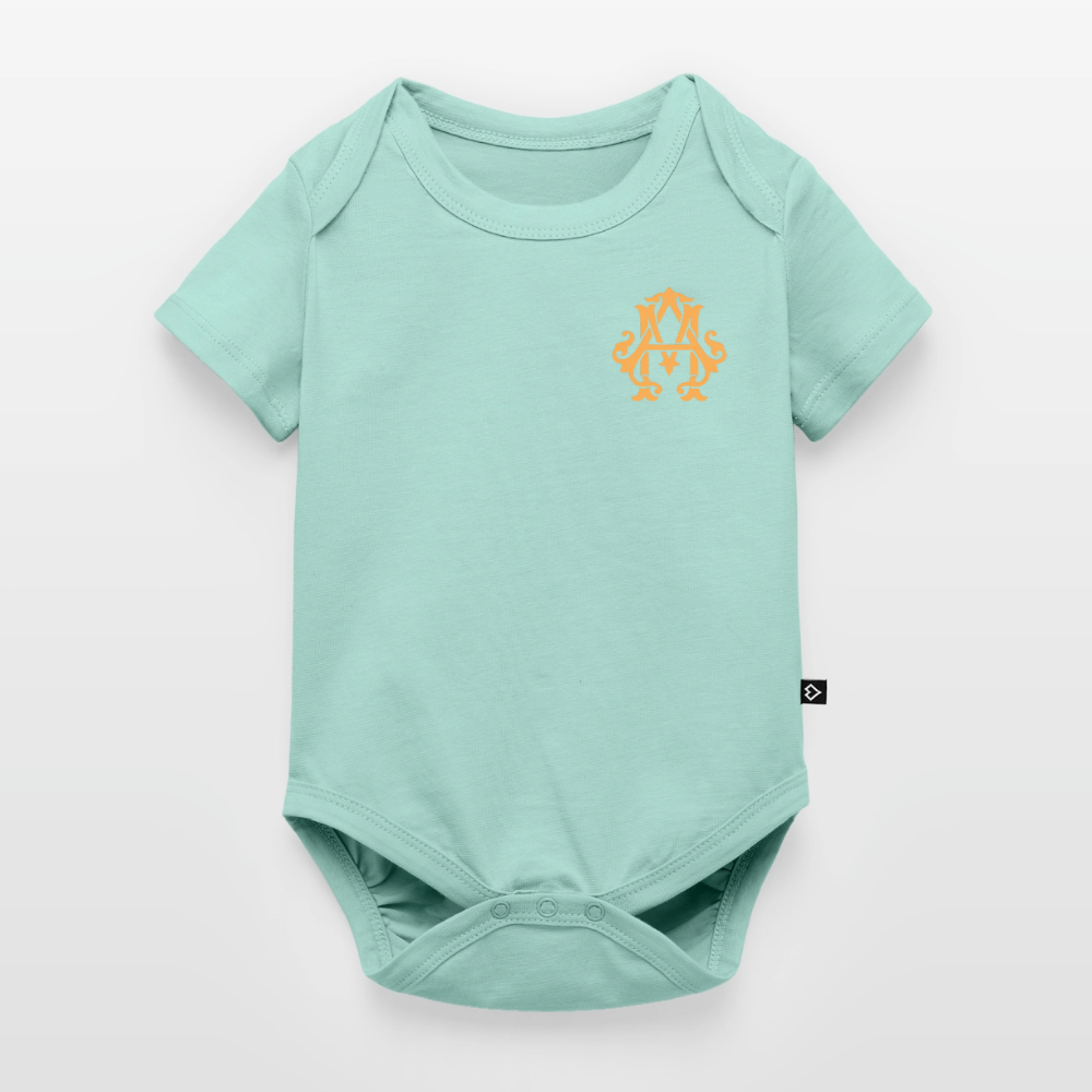 adligemotivation Premium Logo Baby Kurzarm-Body - mint 