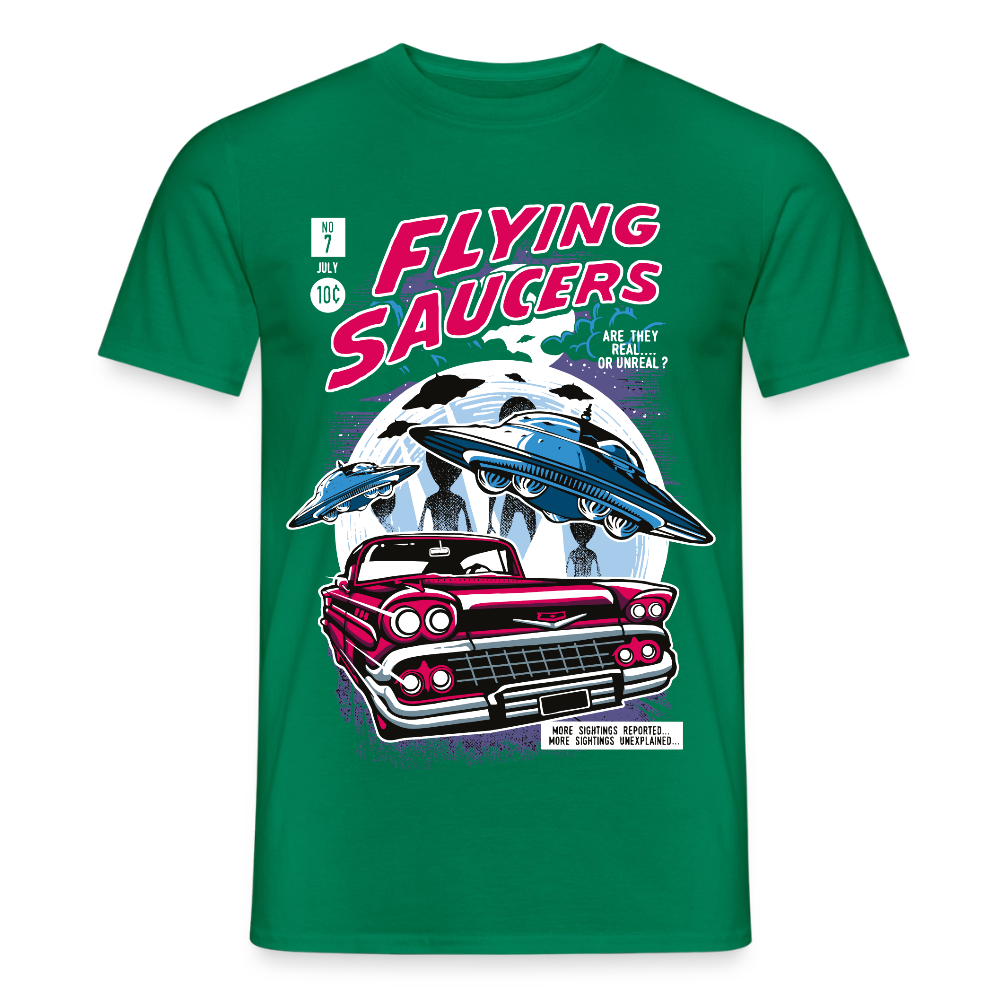 FLYING SAUCERS  T-Shirt - kelly green
