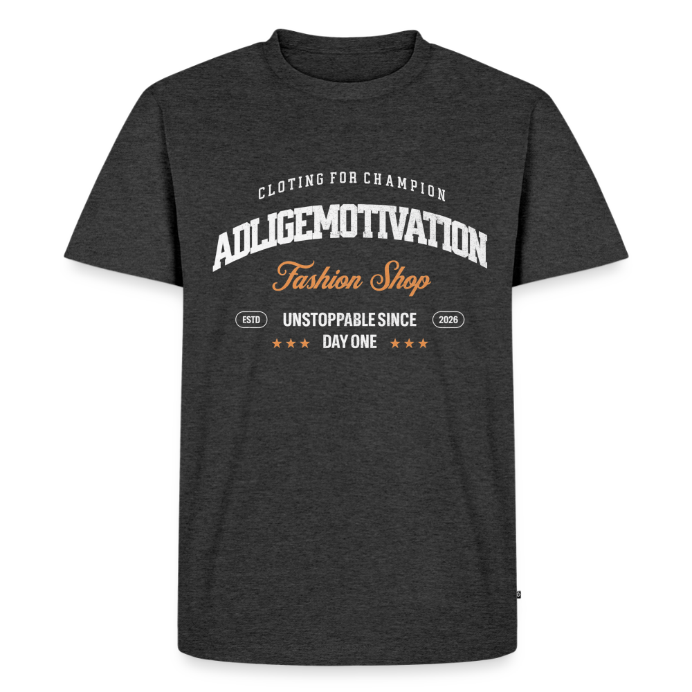 CLOTING FOR CHAMPION Premium T-Shirt - heather anthracite