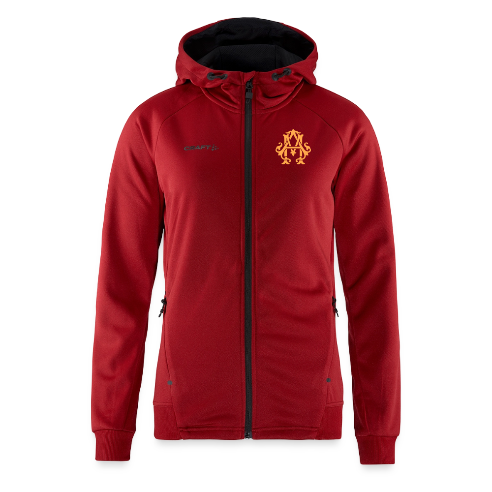 Outdoor Kapuzenjacke Women - dark red