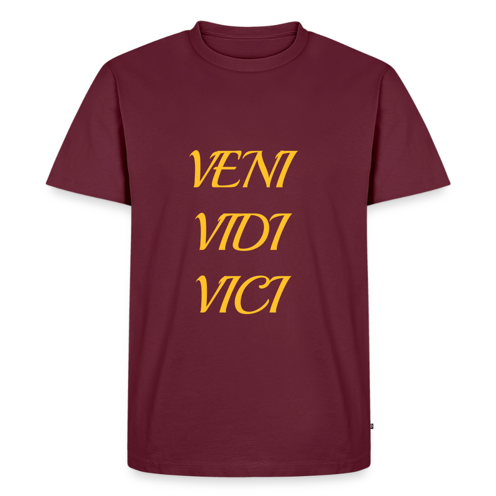 Veni, vidi, vici Premium T-Shirt - burgundy