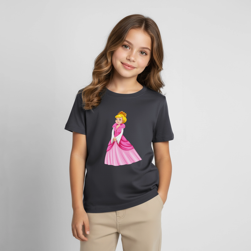 Prinzessin Kinder T-Shirt - dark grey