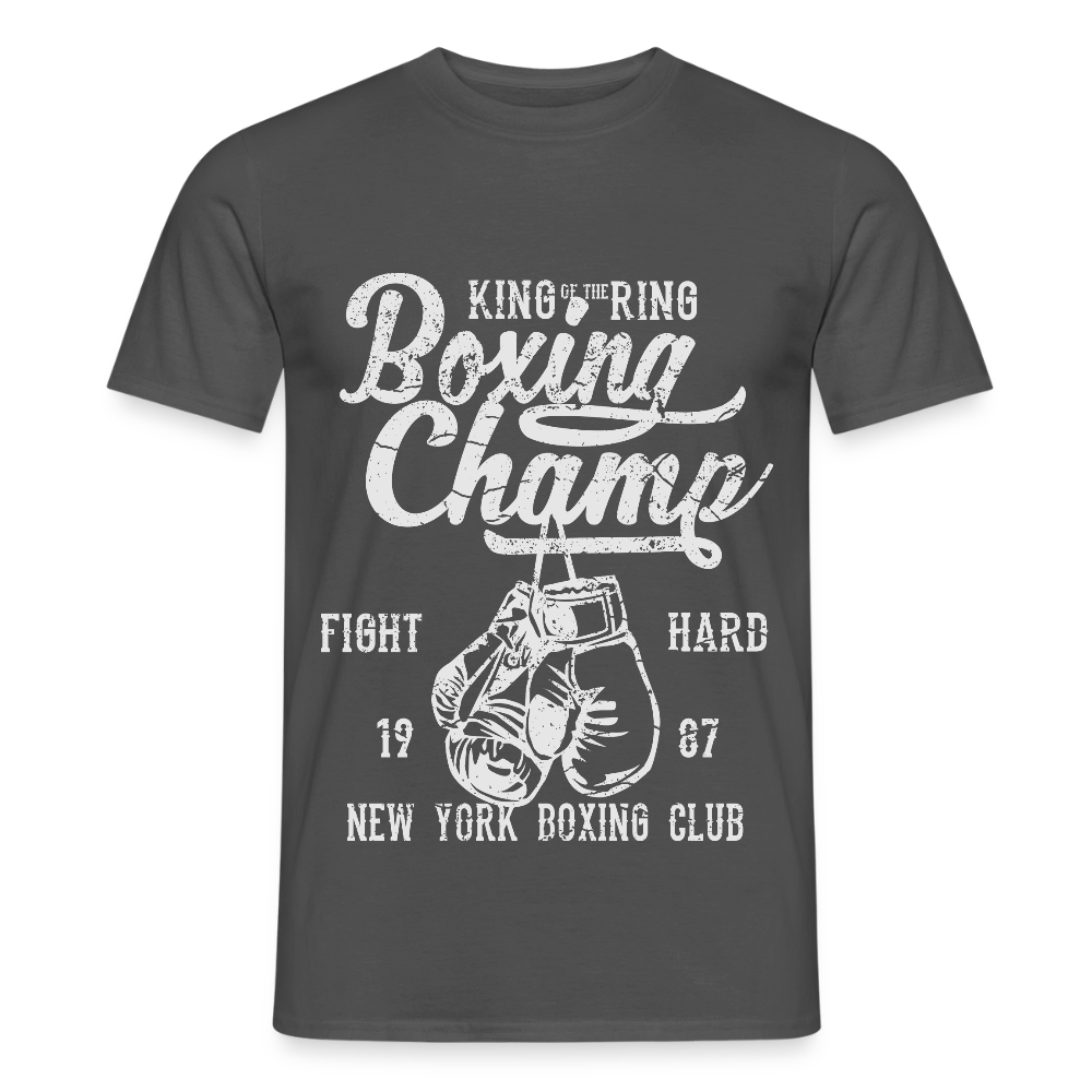Boxing Champ T-Shirt - charcoal grey