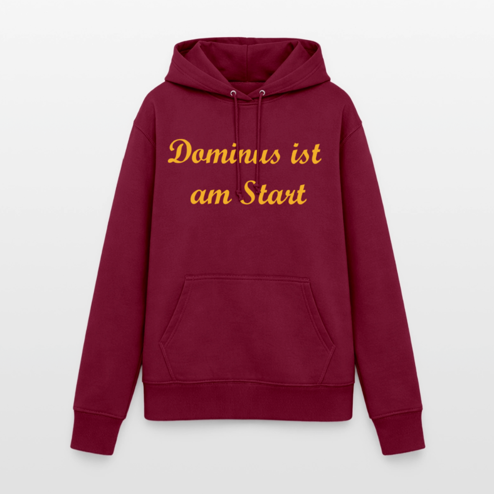 Dominus ist am Start Hoodie Woman - bordeaux