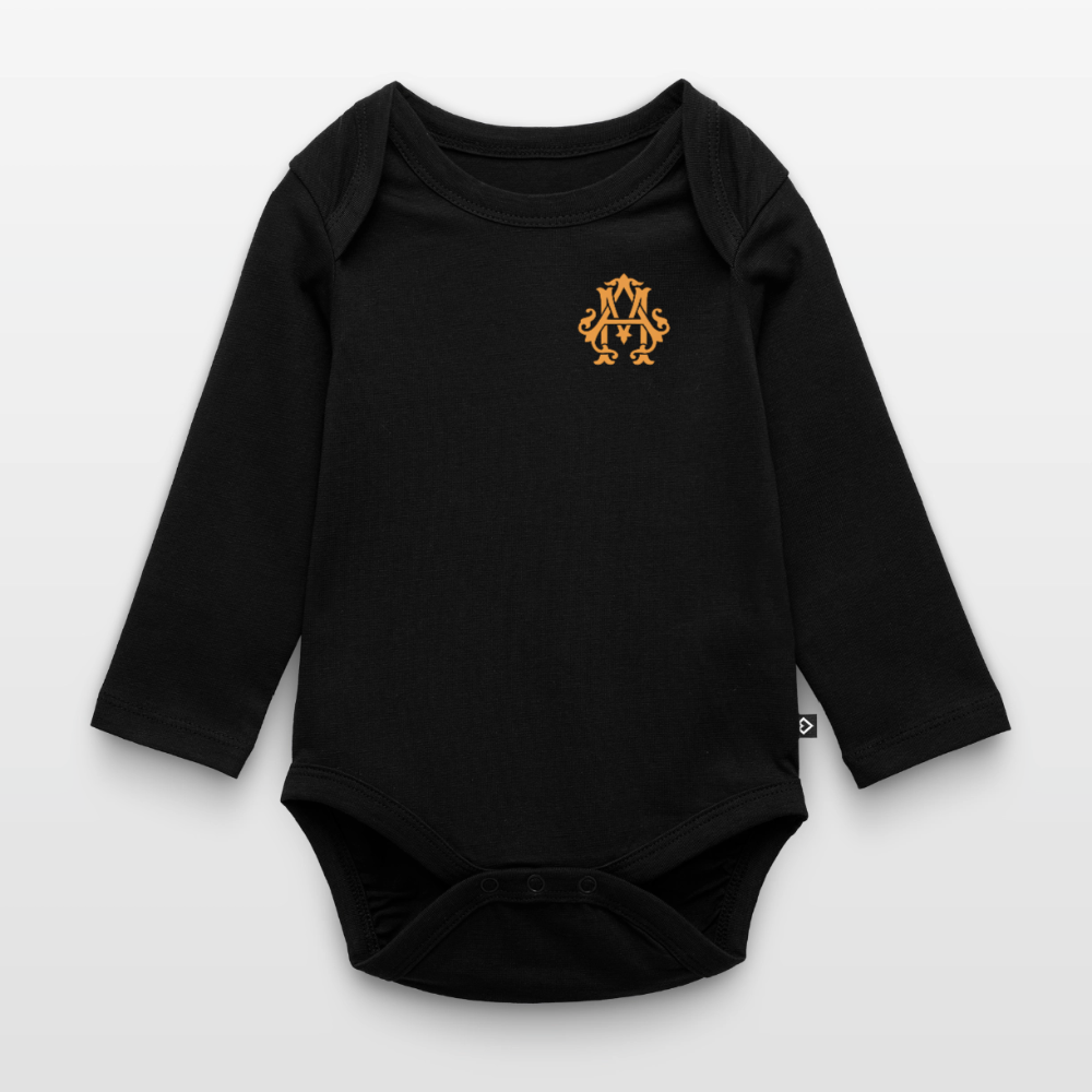 adligemotivation Premium Logo Baby Langarm-Body - black