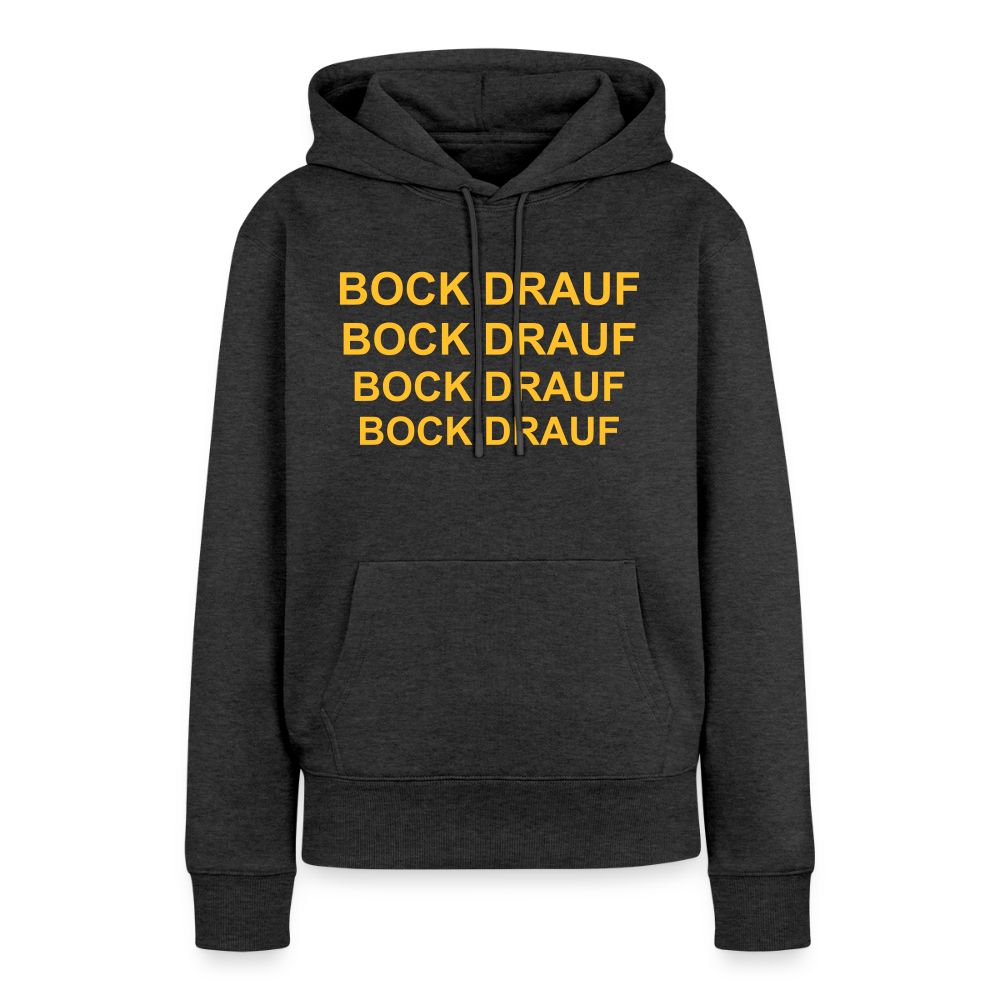 BOCK DRAUF Premium Hoodie Woman - heather anthracite
