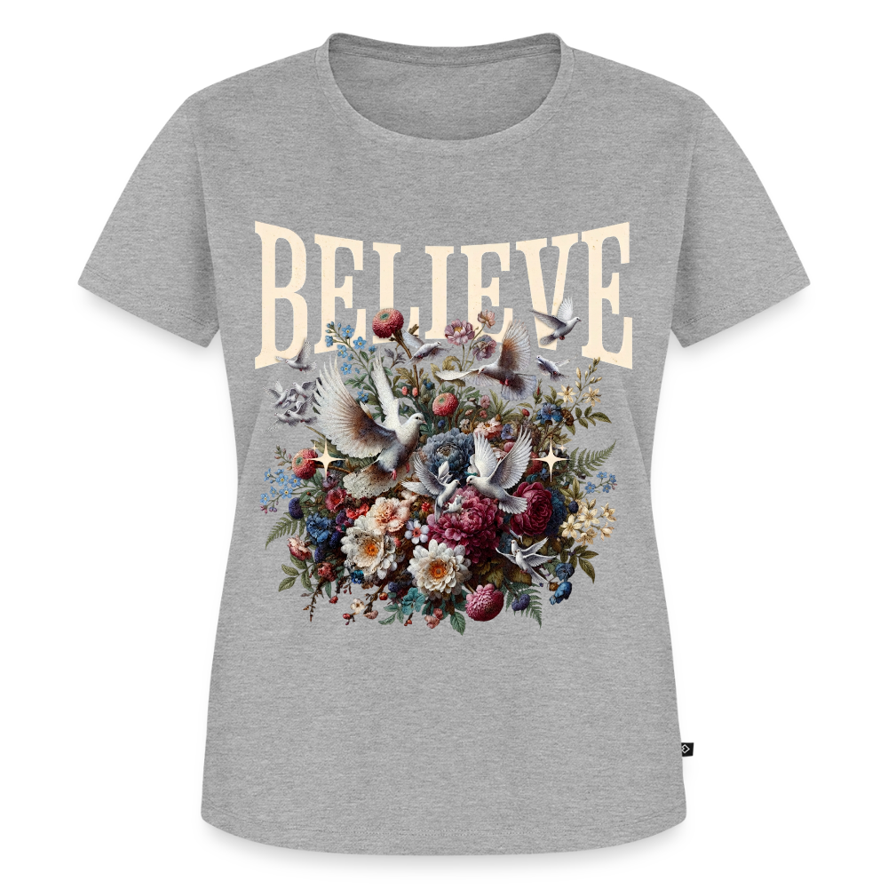 BELIEVE Premium T-Shirt - heather grey