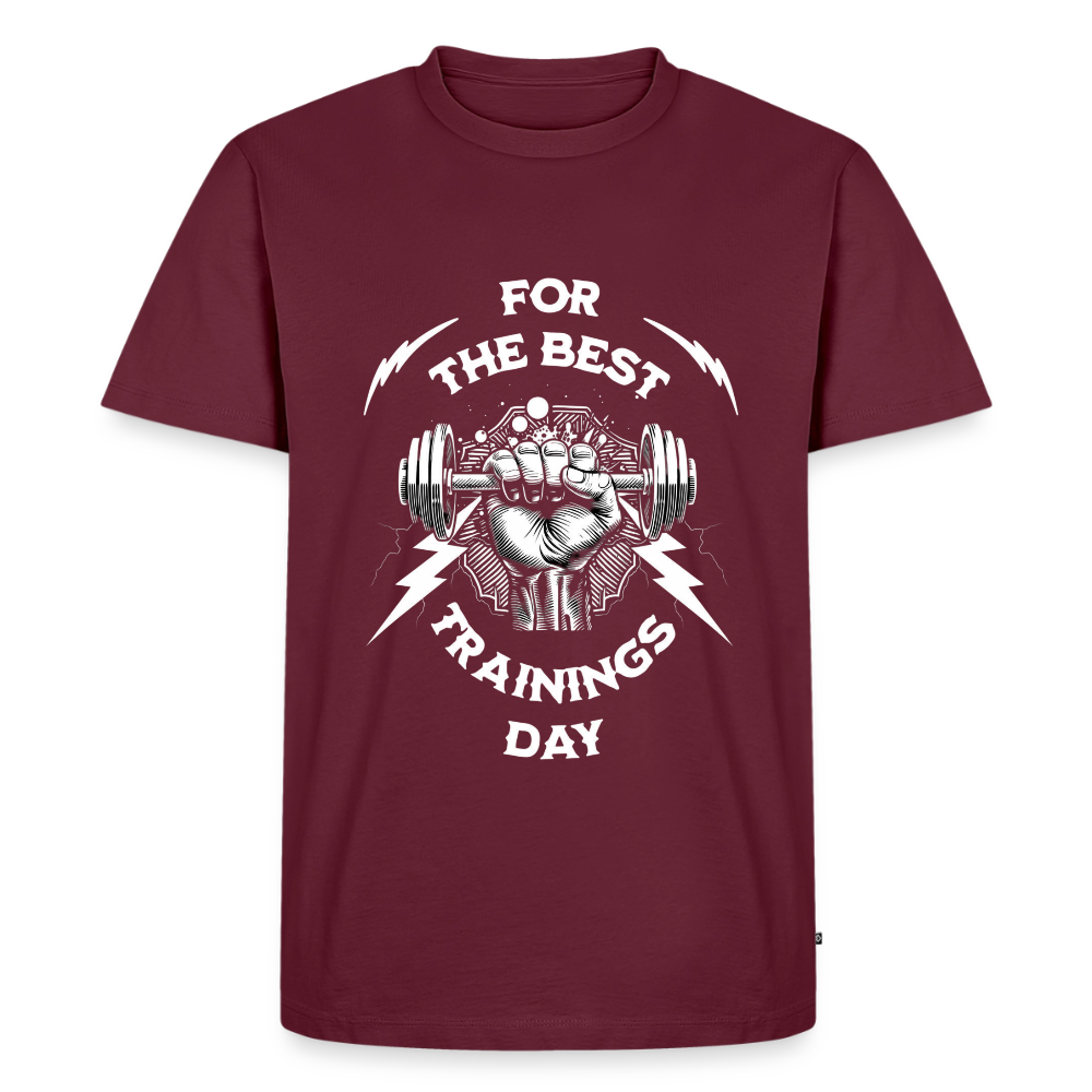 FOR THE BEST Premium T-Shirt - burgundy