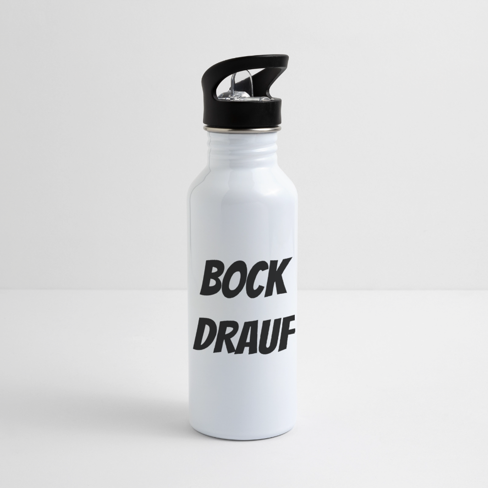 Bock Drauf Flasche - white