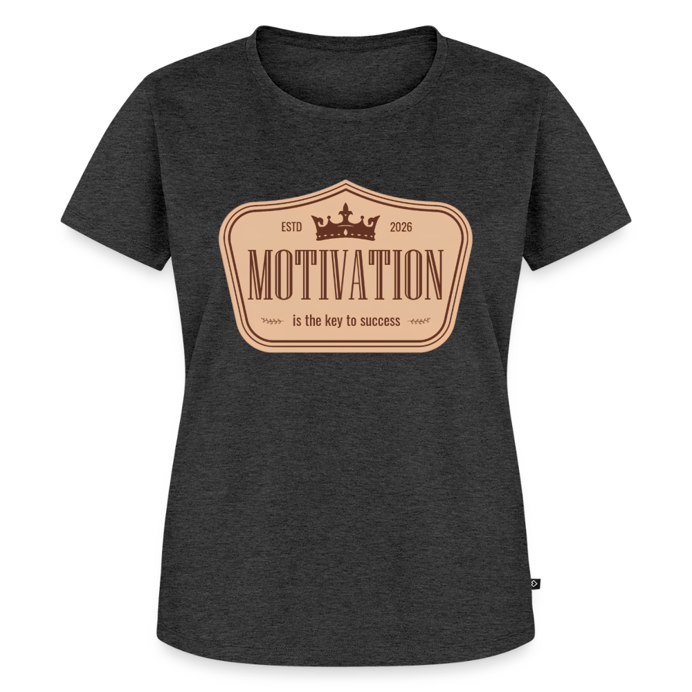 Motivations Premium T-Shirt Woman - heather anthracite