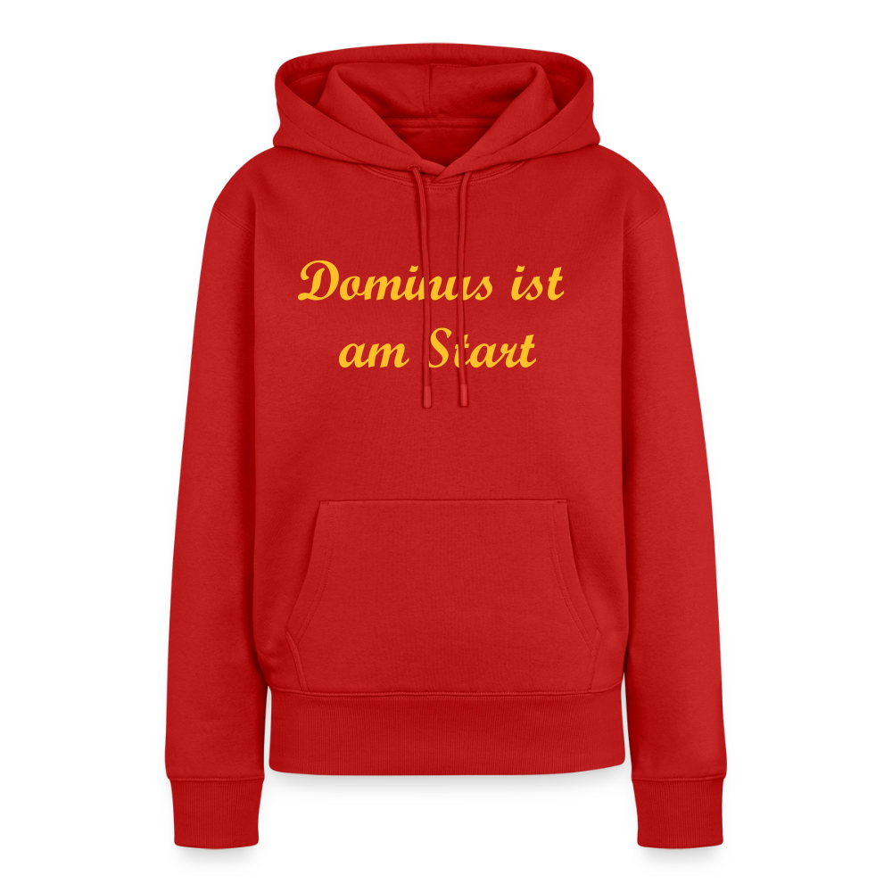 Dominus ist am Start Premium Hoodie Woman - red