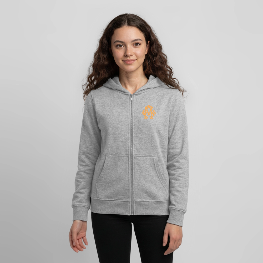adligemotivation Premium Logo Teenager Sweatjacke - heather grey
