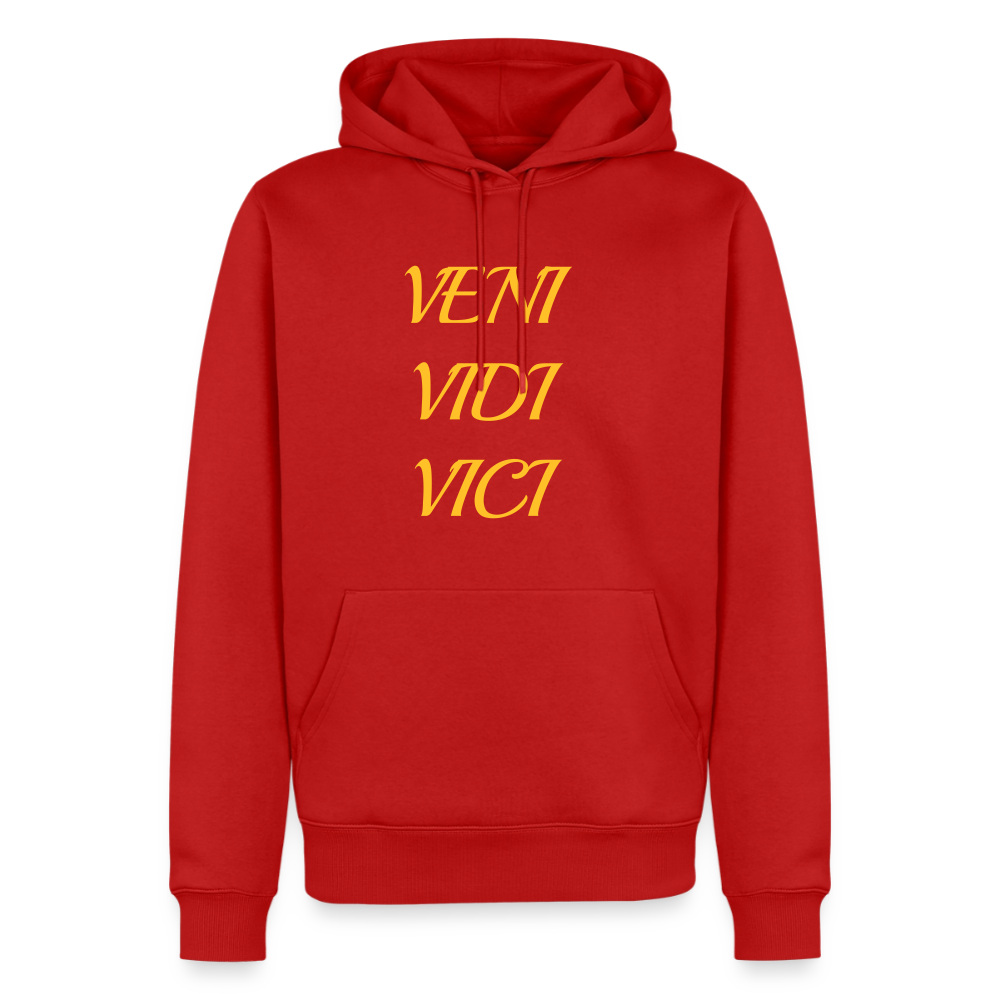 Veni, vidi, vici Premium Hoodie - red