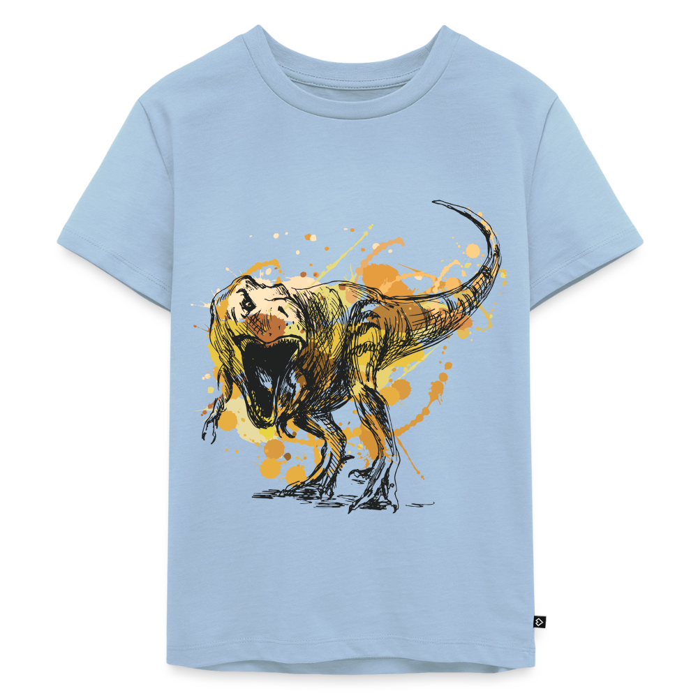 Dinosaurier Premium Kinder T-Shirt - light blue