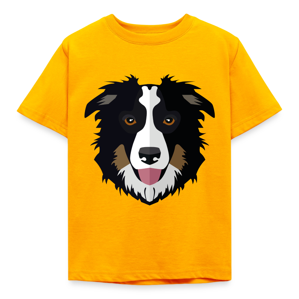 Hund Kinder T-Shirt - gold
