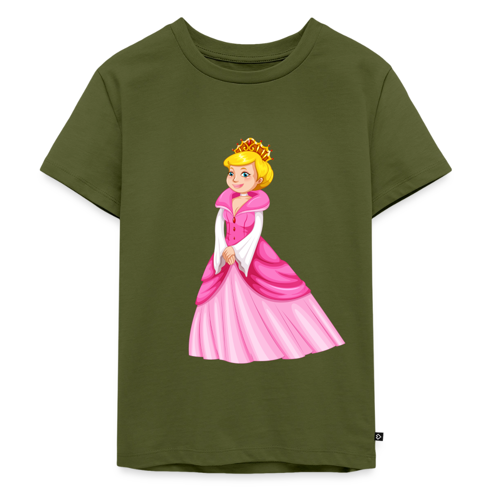 Prinzessin Premium Kinder T-Shirt - khaki