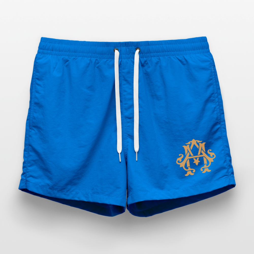 adligemotivations Logo Badeshorts - cobalt blue