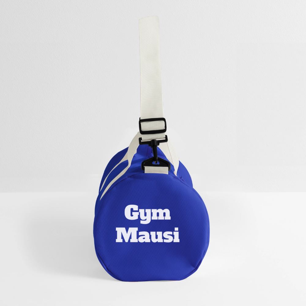 Gym Mausi Duffel Bag - bright royal/off white
