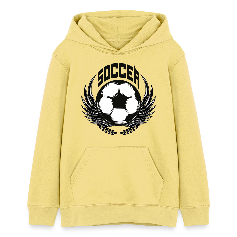 Soccer Premium Teenager Hoodie - viva yellow 